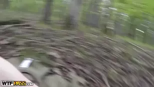 Tall and sexy Laetitia Bisset has sex with Carl in the open air