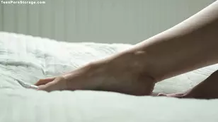 Eva's close up shot in HD with shorts solo action