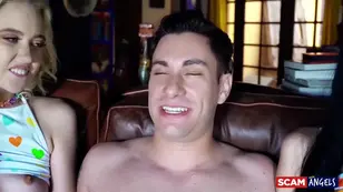 Jessy Jones caught Arya Fae and Jojo Kiss in a steamy threesome