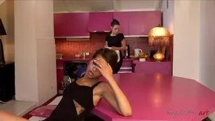 Hot interracial action with Nikita Bellucci and her companions in stockings