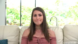 Cute teen makes her debut in POV sex with Paige Owens