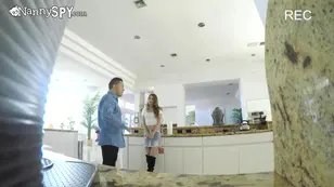 The nanny played by rebellious Rebel Lynn was spying and playing with toys