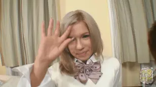 Kin Tengokus big blonde schoolgirl gets a personal lesson in intimacy