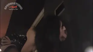 Hot Sarah's HD video with a gloryhole sex scene