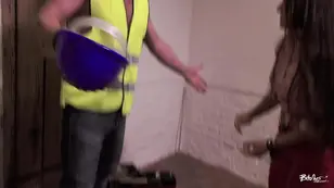 The little slut Candy Candys is being fucked in a BDSM scene by a hotel manager