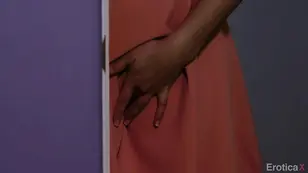 A cock hungry brunette gets her pussy stuffed with dick